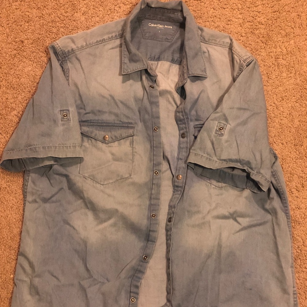 Calvin Klein button down shirt.